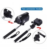 PULUZ PU55 Extendable Selfie Stick Adjustable Telescoping Handheld Monopod Pole for GoPro Hero 7/6/5/5 Session/4Session/4/3+/3/2/1, DJI Osmo Action Camera
