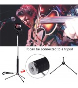 PULUZ PU55 Extendable Selfie Stick Adjustable Telescoping Handheld Monopod Pole for GoPro Hero 7/6/5/5 Session/4Session/4/3+/3/2/1, DJI Osmo Action Camera