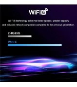 H96 MAX M9 Smart TV Box WiFi 6 BT 5.4 2.4G Remote Control Android 14.0 Set Top Box (4+32G) - US Plug