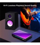 H96 MAX M9 Smart TV Box WiFi 6 BT 5.4 2.4G Remote Control Android 14.0 Set Top Box (4+32G) - US Plug