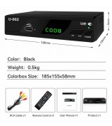 H.264 DVB-T2 U-002 WiFi TV Box Smart 1080P TV Box - US Plug