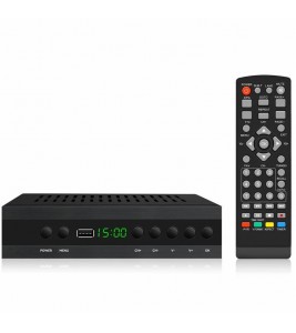 JN-821T2 512MB 10Bit TV Set-Top Box 1080P HD WiFi Media Player - EU Plug