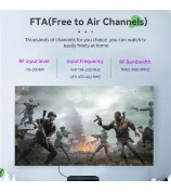 JN-821T2 512MB 10Bit TV Set-Top Box 1080P HD WiFi Media Player - EU Plug