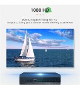JN-821T2 512MB 10Bit TV Set-Top Box 1080P HD WiFi Media Player - EU Plug