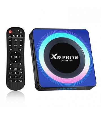 X88 Pro 13 8K Ultra HD Android 13.0 Smart TV Box with Remote Control (2GB+16GB) - US Plug