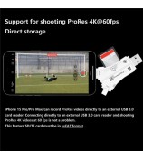 NK908C HD 4-in-1 Ip / USB-C 3.0 / USB-A 3.0 / Micro Charging Adapter SD / TF Card Reader - White