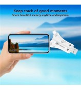 NK908C HD 4-in-1 Ip / USB-C 3.0 / USB-A 3.0 / Micro Charging Adapter SD / TF Card Reader - White