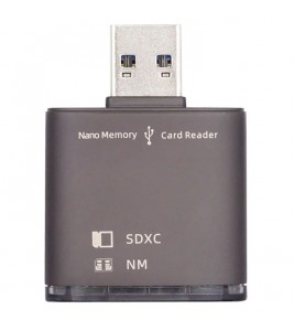 U3-061 USB 3.0 to NM Nano Memory Card SD Card Reader Writer for Mate Serial Phone / Camera / Laptop