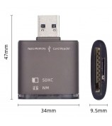 U3-061 USB 3.0 to NM Nano Memory Card SD Card Reader Writer for Mate Serial Phone / Camera / Laptop