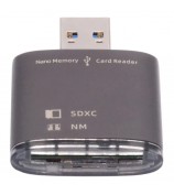 U3-061 USB 3.0 to NM Nano Memory Card SD Card Reader Writer for Mate Serial Phone / Camera / Laptop