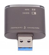 U3-061 USB 3.0 to NM Nano Memory Card SD Card Reader Writer for Mate Serial Phone / Camera / Laptop