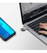 KAWAU C356 Type-C MicroSD TF Card Reader with USB 3.0 Super Speed Technology