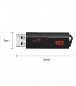 KAWAU C307DUO 2-In-1 USB 3.0 to Memory Card Reader USB Adapter for SD / SDHC / SDXC / TF Cards