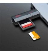 KAWAU C307DUO 2-In-1 USB 3.0 to Memory Card Reader USB Adapter for SD / SDHC / SDXC / TF Cards