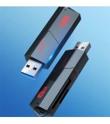 KAWAU C307DUO 2-In-1 USB 3.0 to Memory Card Reader USB Adapter for SD / SDHC / SDXC / TF Cards