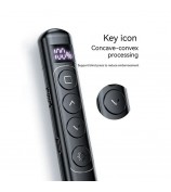 S7 Wireless PPT Remote Laser Pointer Powerpoint Office Presentation Page Turning Clicker - Black