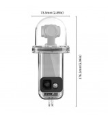 STARTRC 1136906 For DJI Osmo Pocket 3 Action Camera Underwater Protective Case Waterproof Diving Housing