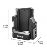 STARTRC 1146318 For DJI Osmo Pocket 3 Action Camera Cage Metal Expansion Frame