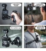 STARTRC 1146318 For DJI Osmo Pocket 3 Action Camera Cage Metal Expansion Frame
