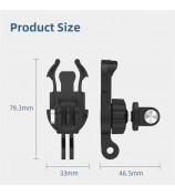 TELESIN TE-ZJZ-001 For GoPro Hero/DJI Action 2 Backpack Shoulder Strap Action Camera Bracket Mount Stand