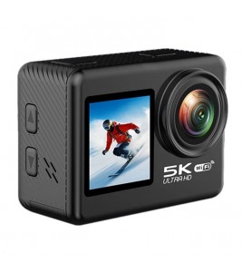 V5 5K WiFi EIS Anti-shake Action Camera 30m Waterproof Dual Screen Sports Camera