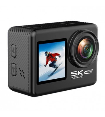 V5 5K WiFi EIS Anti-shake Action Camera 30m Waterproof Dual Screen Sports Camera