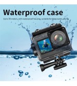 V5 5K WiFi EIS Anti-shake Action Camera 30m Waterproof Dual Screen Sports Camera