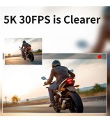 V5 5K WiFi EIS Anti-shake Action Camera 30m Waterproof Dual Screen Sports Camera