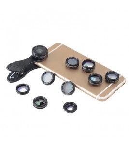 APEXEL APL-DG10 10 in 1 Phone Camera Lens Kit Fisheye Wide Angle Macro Telescope Lens