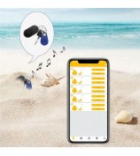 FD-01 Smart Bluetooth Item Locator Two-Way Finder Pet Key Wallet Dog Tracker Anti-Lost Tag Alarm Reminder - Black