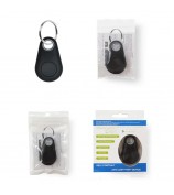 FD-01 Smart Bluetooth Item Locator Two-Way Finder Pet Key Wallet Dog Tracker Anti-Lost Tag Alarm Reminder - Black