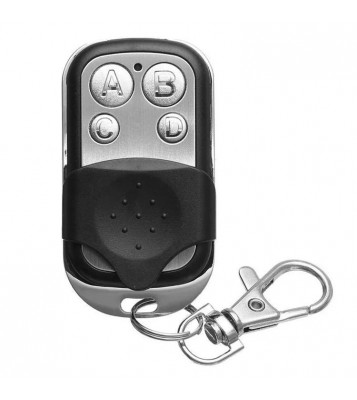 433MHz EV1527 Learning Code Wireless Remote Control Metal 4 Buttons Transmitter Controller for Garage Door