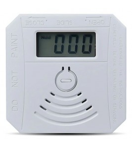 Mini Carbon Monoxide Detector with LCD Display Home Safety CO Alarm Sensor - Style A