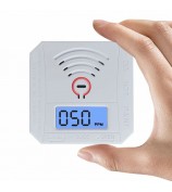 Mini Carbon Monoxide Detector with LCD Display Home Safety CO Alarm Sensor - Style A