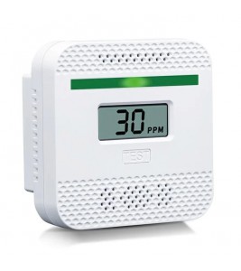 Carbon Monoxide Detector with LCD Display Battery Powered Home CO Alarm Sensor