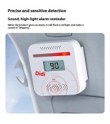 Carbon Monoxide Detector with LCD Display Battery Powered Home CO Alarm Sensor