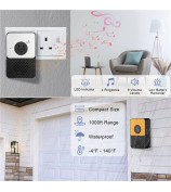 D30 Wireless Voice Intercom Doorbell Volume Adjustable Two Way Talk Door Bell