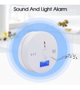 XY-602 Accurate Carbon Monoxide Detector Battery Powered CO Poisonous Toxic Gas Sensor Monitor with LCD Display Easy to Read (English Version)