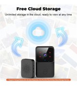 ML005 Tuya Wireless Smart WiFi Doorbell HD Camera USB Home Phone Remote Video Intercom Monitor