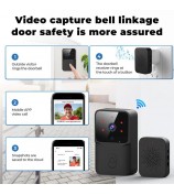 ML005 Tuya Wireless Smart WiFi Doorbell HD Camera USB Home Phone Remote Video Intercom Monitor