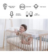 DBM-8 Light Night Wireless Two-way Audio Baby Monitor Talk Back Intercom Sound Alert for Infant - AU Plug