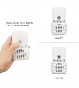 DBM-8 Light Night Wireless Two-way Audio Baby Monitor Talk Back Intercom Sound Alert for Infant - AU Plug