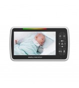 SM650 Baby Monitor Indoor Surveillance Camera 5-inch Display Two-Way Voice Webcam 2.4GHz Wireless Camera with Temperature Test - US Plug