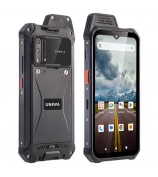 UNIWA W999 Waterproof Smartphone 8GB+128GB 6.3-Inch FHD 5000mAh Andriod Mobile Phone NFC - Black / Orange