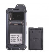 UNIWA W999 Waterproof Smartphone 8GB+128GB 6.3-Inch FHD 5000mAh Andriod Mobile Phone NFC - Black / Orange