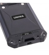 UNIWA W999 Waterproof Smartphone 8GB+128GB 6.3-Inch FHD 5000mAh Andriod Mobile Phone NFC - Black / Orange