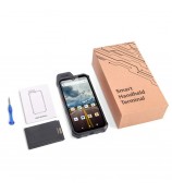 UNIWA W999 Waterproof Smartphone 8GB+128GB 6.3-Inch FHD 5000mAh Andriod Mobile Phone NFC - Black / Orange