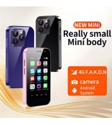 SOYES XS14 Pro 3GB+64GB 3.0'' 4G Mini Smartphone Dual Sim Student Pocket Mobile Phone - Purple