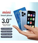 SOYES XS16 Android 10 5MP Dual SIM Mini Cellphone 3 Inch 4G Smartphone, 3+64GB - Blue