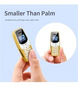 J7 World Smallest Phone Mini Cell Phone Bluetooth Phone MP3 Player with Voice Changer - Rose